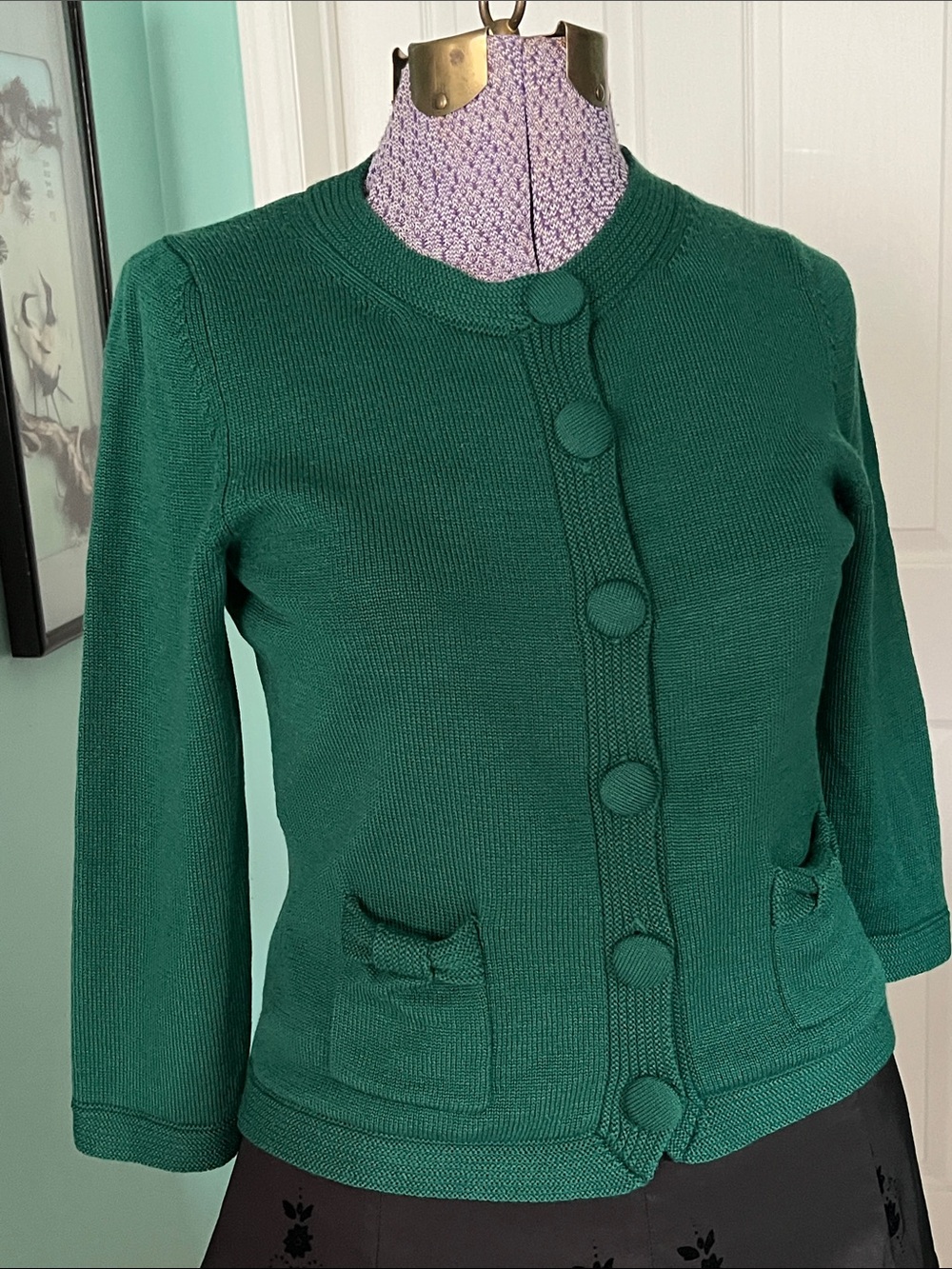 Banana Republic Emerald Green Cardigan